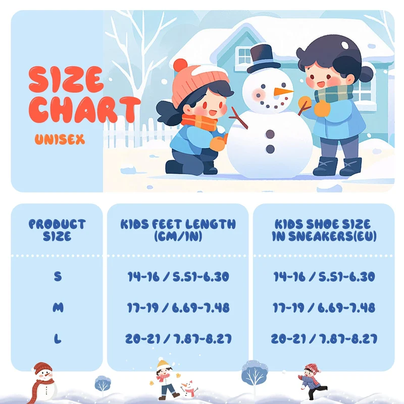 Qunature Jungen Skisocken Kinder Thermosocken