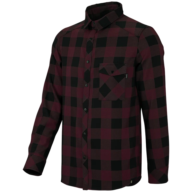 Carve Digger Shirt raisin-schwarz