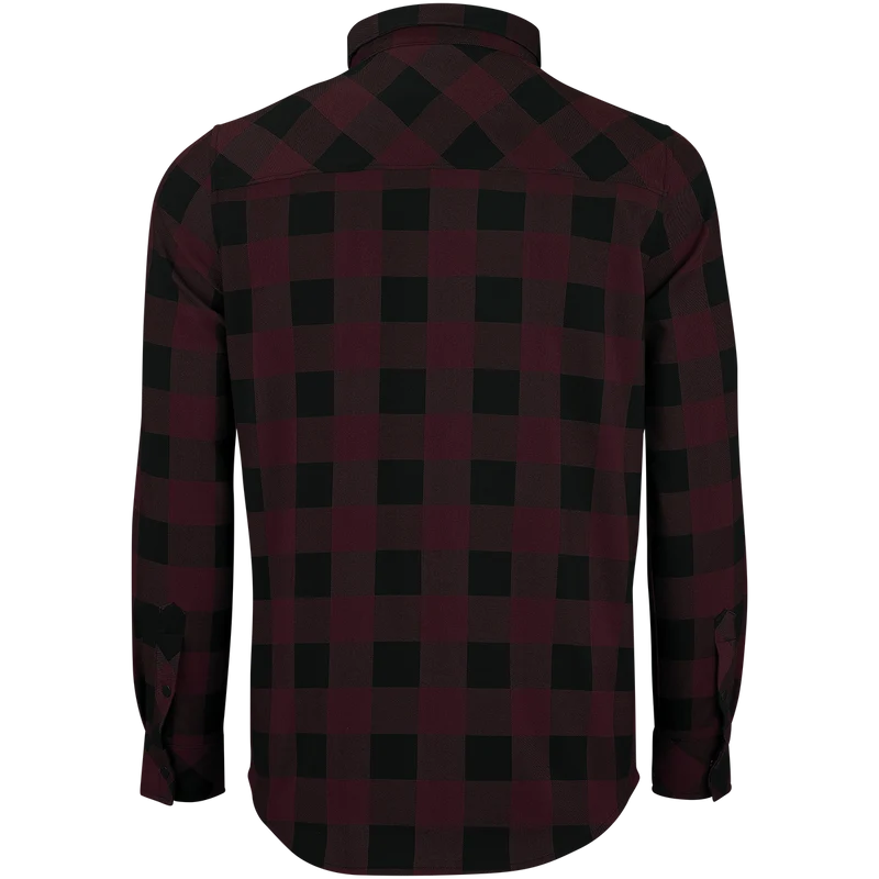 Carve Digger Shirt raisin-schwarz