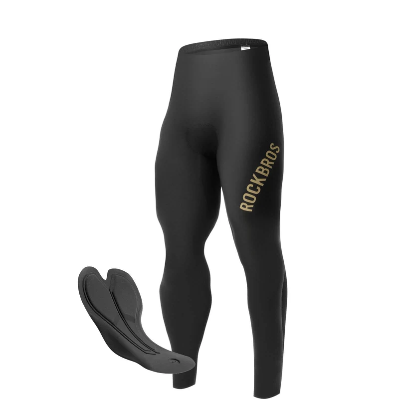 ROCKBROS Fahrradhose Lange Radlerhose Gepolstert Atmungsaktiv Herren