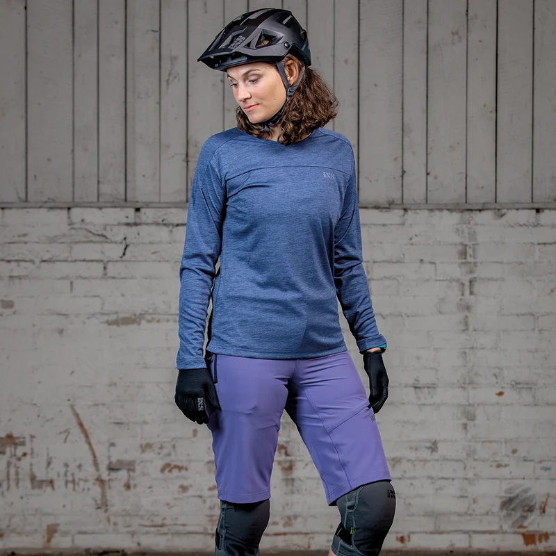 Flow X Women long sleeve Jersey grape