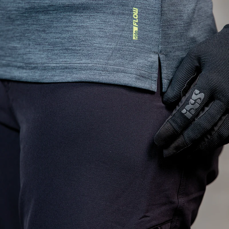 Flow X Women long sleeve Jersey graphit-solid schwarz