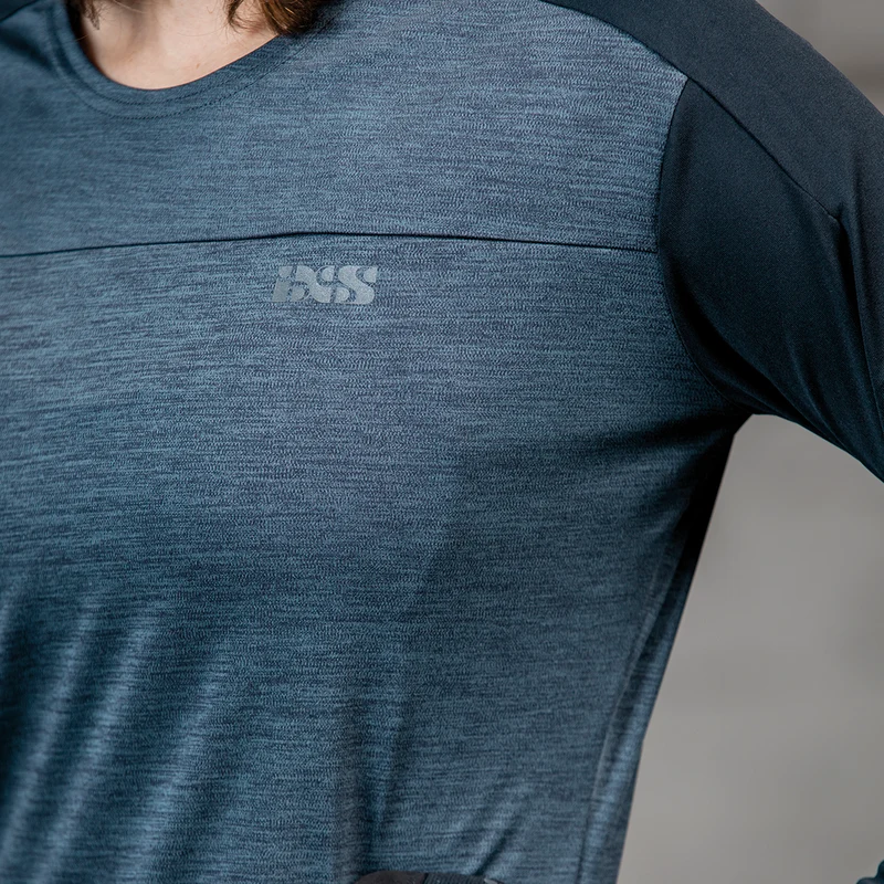 Flow X Women long sleeve Jersey graphit-solid schwarz