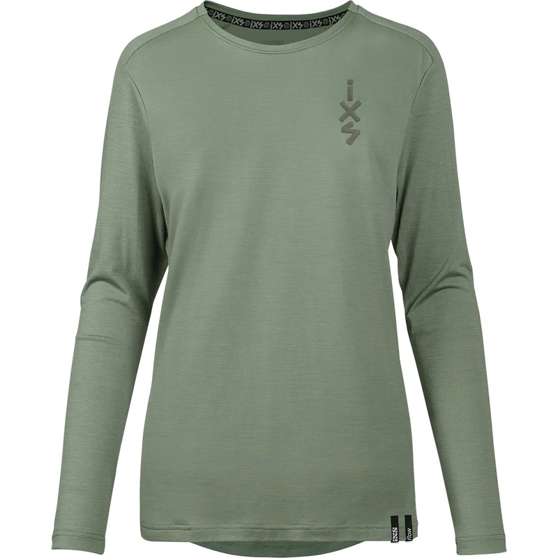 Damen Flow Merino Langarm Jersey sage