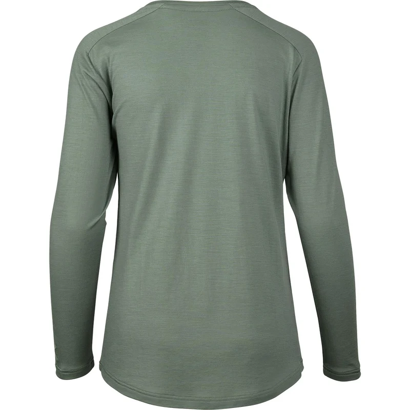 Damen Flow Merino Langarm Jersey sage