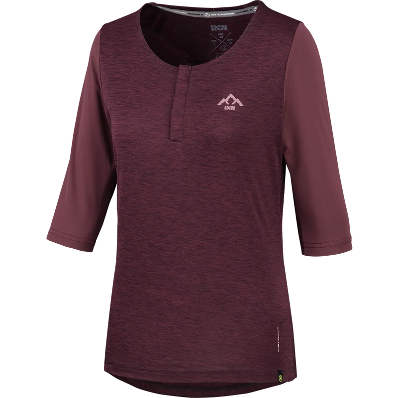 Carve X Women Henley raisin-solid raisin