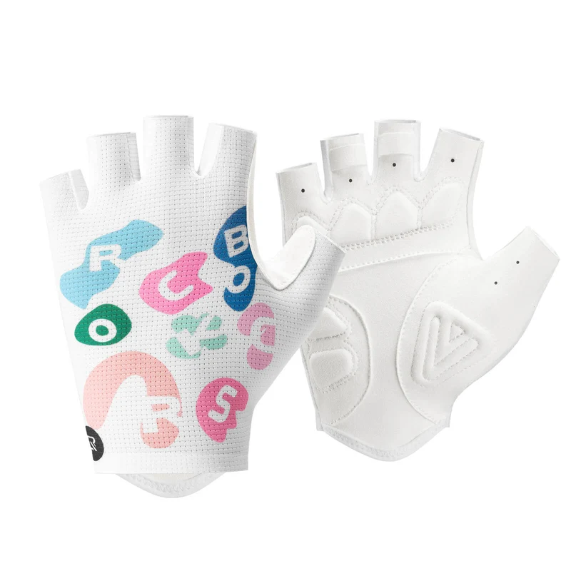 ROCKBROS Fahrradhandschuhe Halbfinger SBR Atmungsaktiv