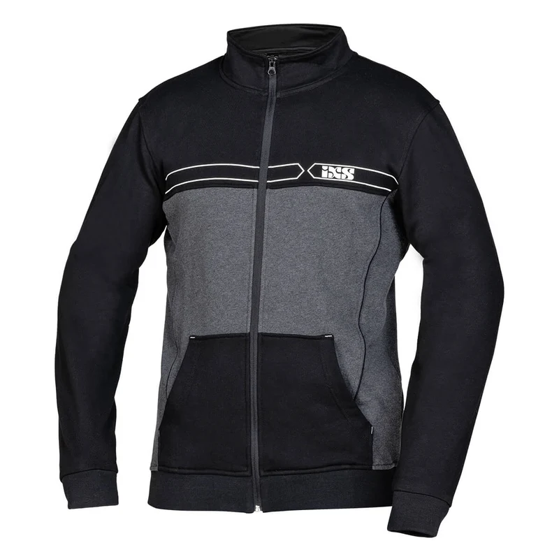 Zip Jacke iXS-Team schwarz-grau