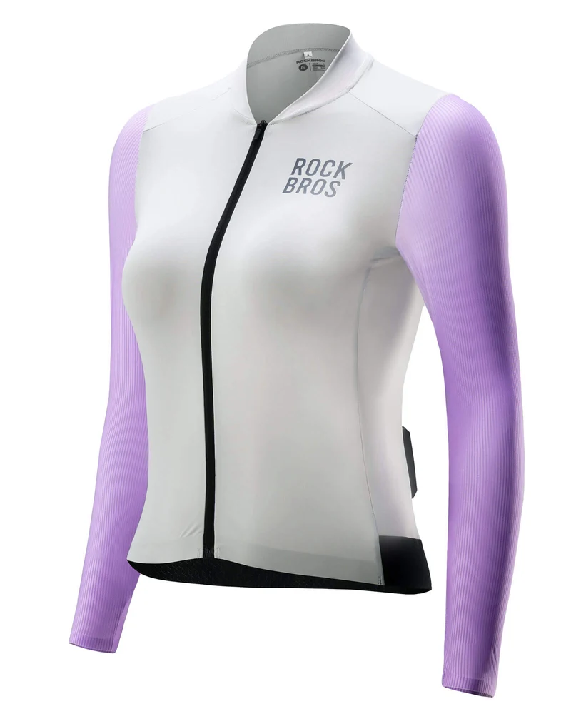 Damen Langarm-Radtrikot Fahrrad Jersey für MTB & Rennrad