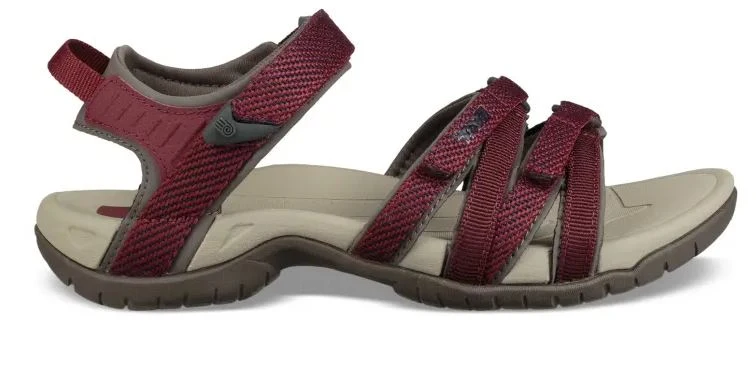 Teva - Tirra Damen Sandalen // Dunkelrot