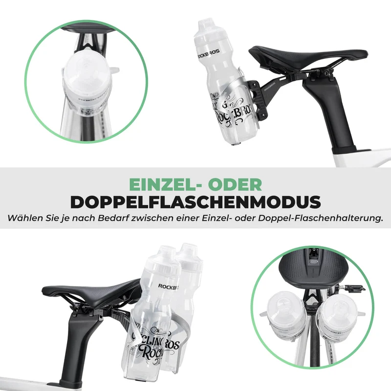 Fahrrad Flaschenhalter Nahtlos Einstellbar Halterung