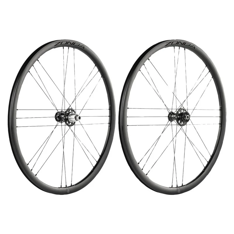 Campagnolo 28",sw,CL,VR100/HR142,Shim.HG 11,9-12-f. Laufradsatz Campa. Zonda GT DB 2WF C23