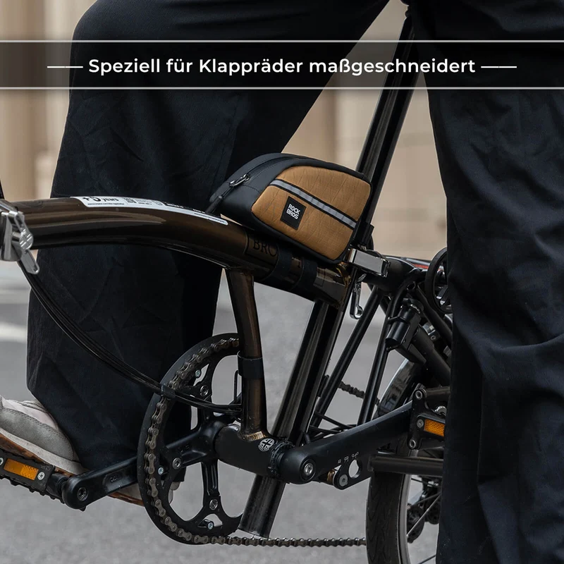 Oberrohrtasche 0,8L Leicht für Klapprad Falträder