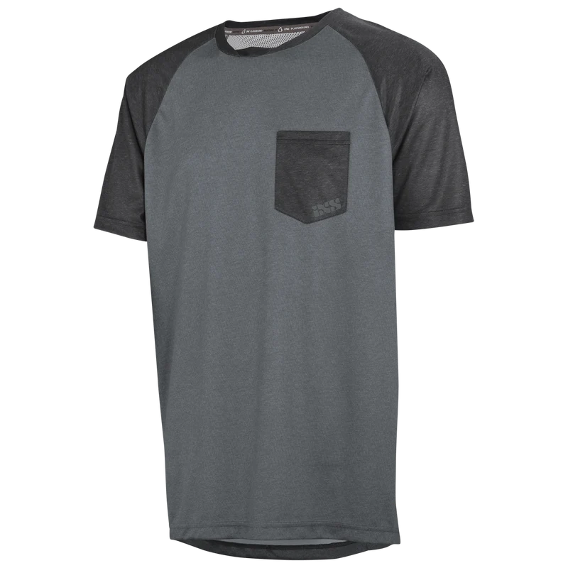 Flow Jersey graphit-schwarz