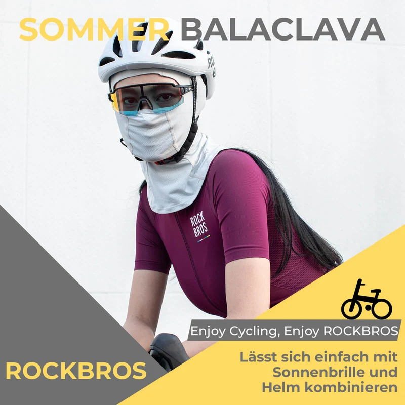 Sommer Sturmhaube UPF 50+ Kühlende Balaclava