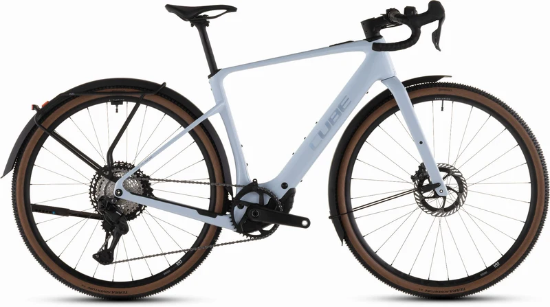 Cube Nuroad Hybrid C:62 SLX FE 400 Wh X E-Gravel Rad Diamant 28" iceblue´n´prism