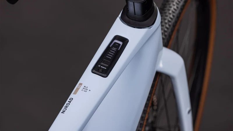 Cube Nuroad Hybrid C:62 SLX 400 Wh X E-Gravel Rad Diamant 28" iceblue´n´prism