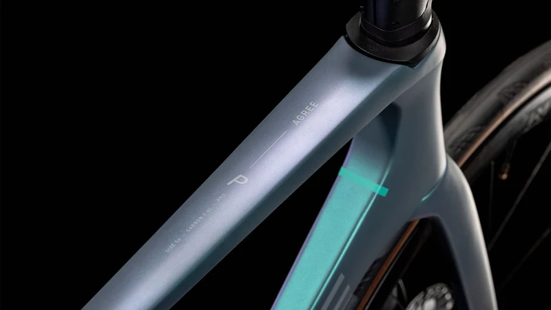 Cube Agree C:62 Pro Rennrad Diamant 28" polarlight´n´aquagreen