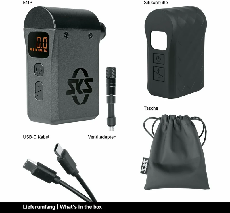 SKS GERMANY EMP Elektrische Minipumpe schwarz