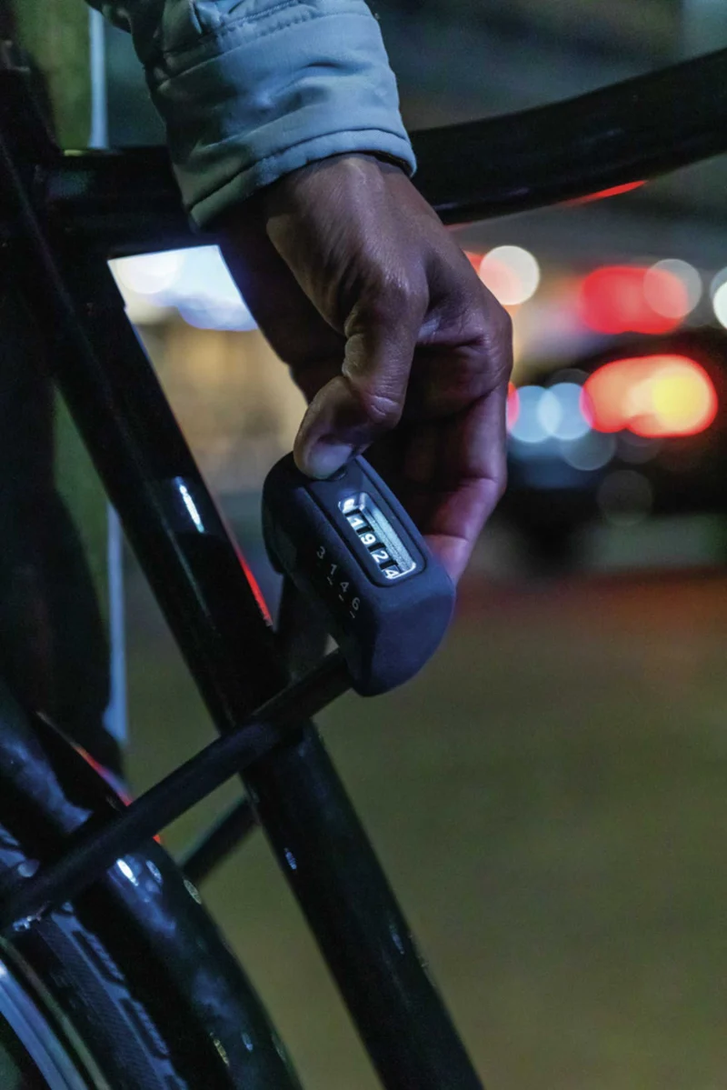 Abus Bordo Combo 6000C/90 LED SH Faltschloss black