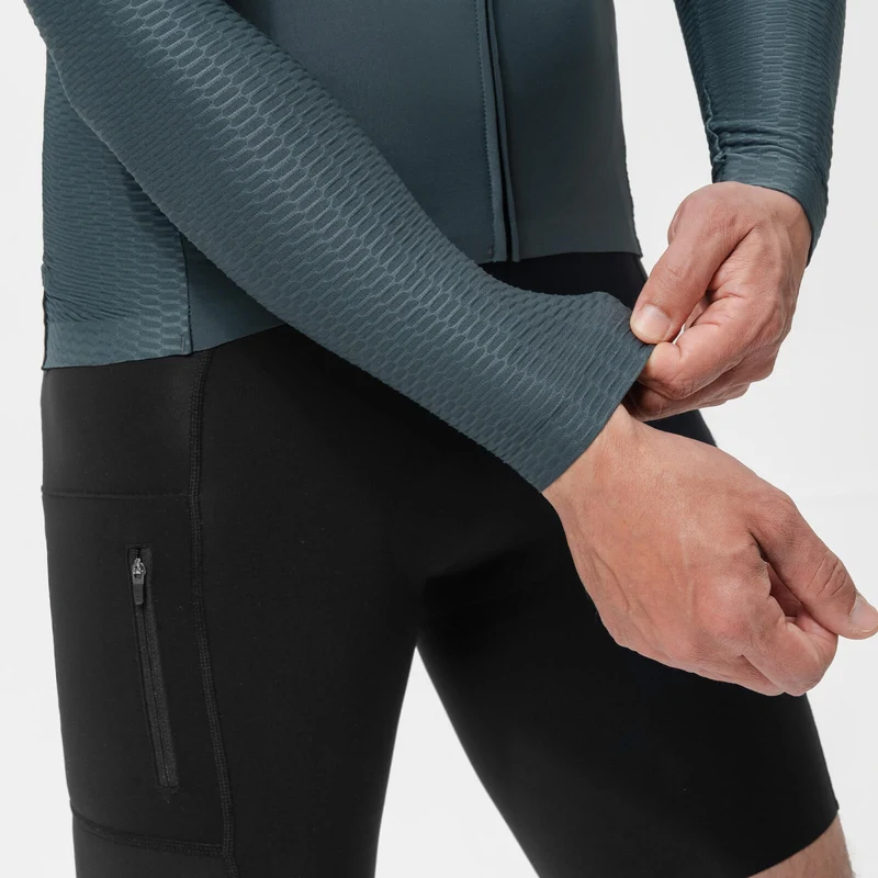 ROAD TO SKY Herren Langarm-Radtrikot Jersey für MTB & Rennrad