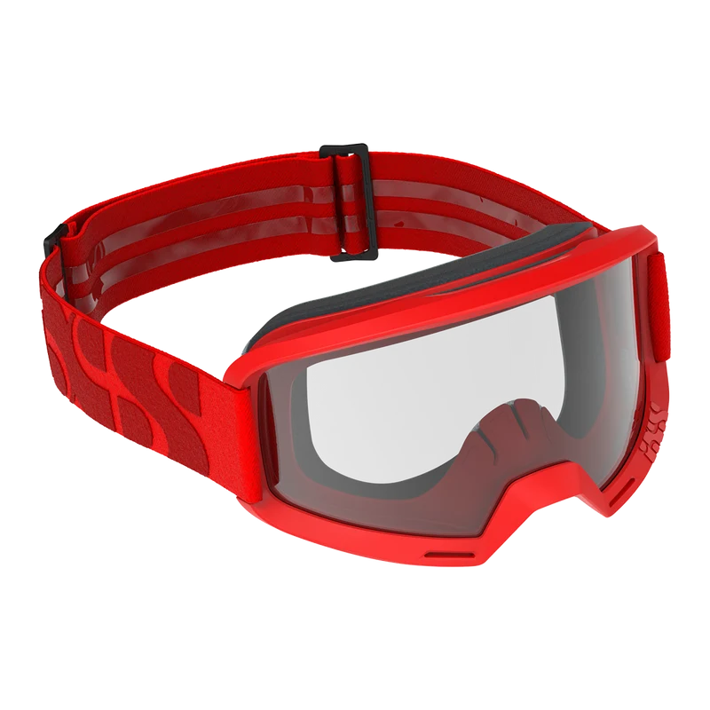 Goggle Hack Clear racing red/ klar