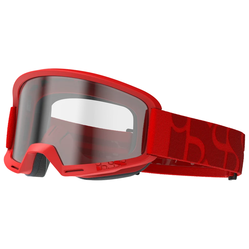 Goggle Hack Clear racing red/ klar