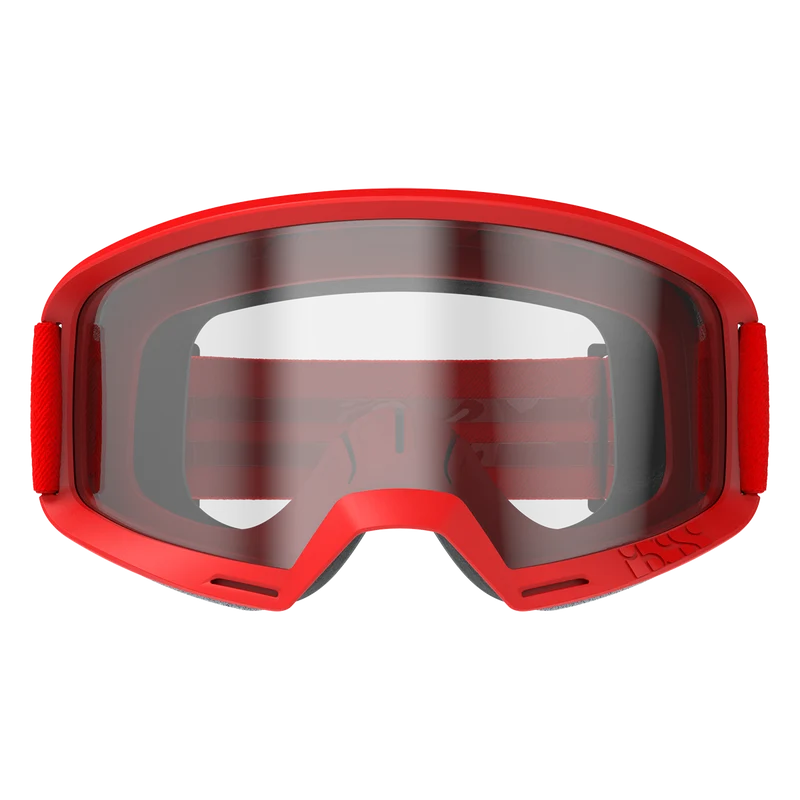 Goggle Hack Clear racing red/ klar