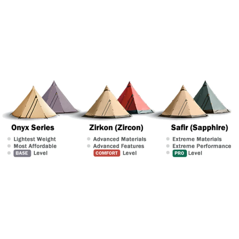 Tentipi - Onyx 9 Light 8-10 Personen leichtes Zelt
