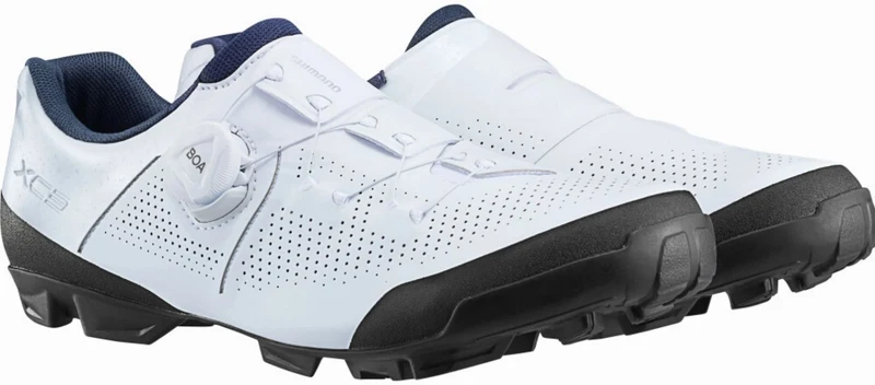 Shimano XC302 MTB-Schuhe SPD breite Ausführung white