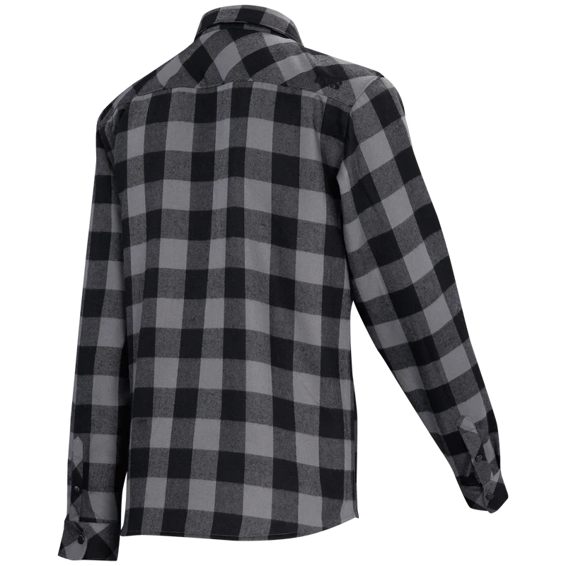 Escapee Flannel Hemd schwarz-graphit