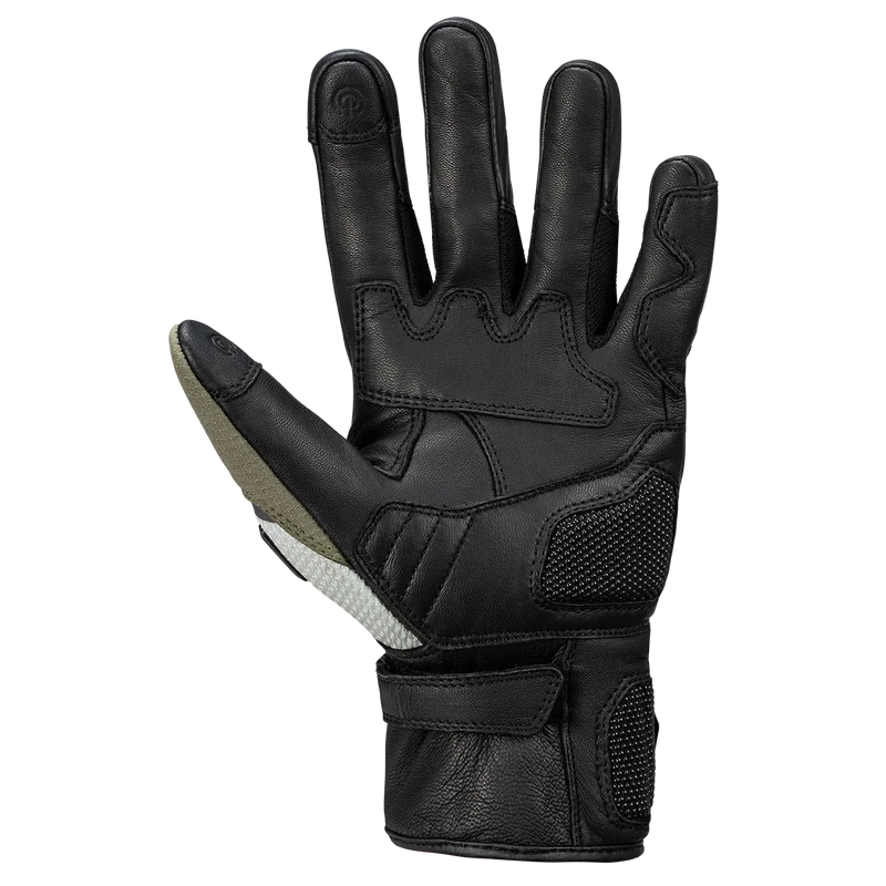 Montevideo-Air 2.0 Kurzhandschuhe schwarz-oliv-hellgrau