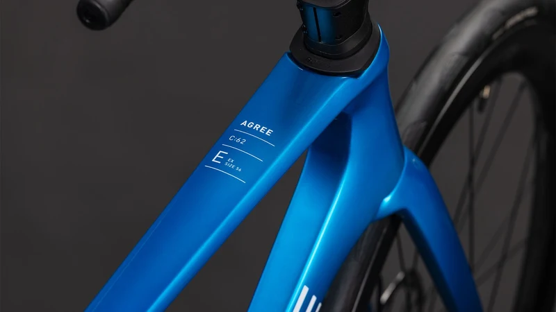 Cube Agree C:62 EX Rennrad Diamant 28" topasblue´n´white