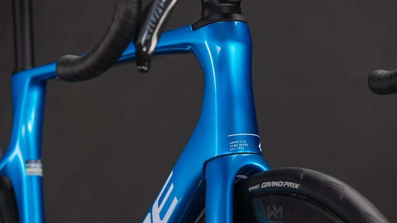 Cube Agree C:62 EX Rennrad Diamant 28" topasblue´n´white