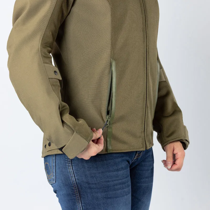 Damen Oxy-Air Jacke oliv