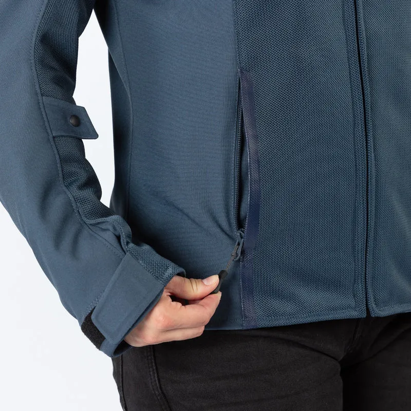 Damen Oxy-Air Jacke blau
