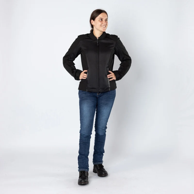 Damen Oxy-Air Jacke schwarz