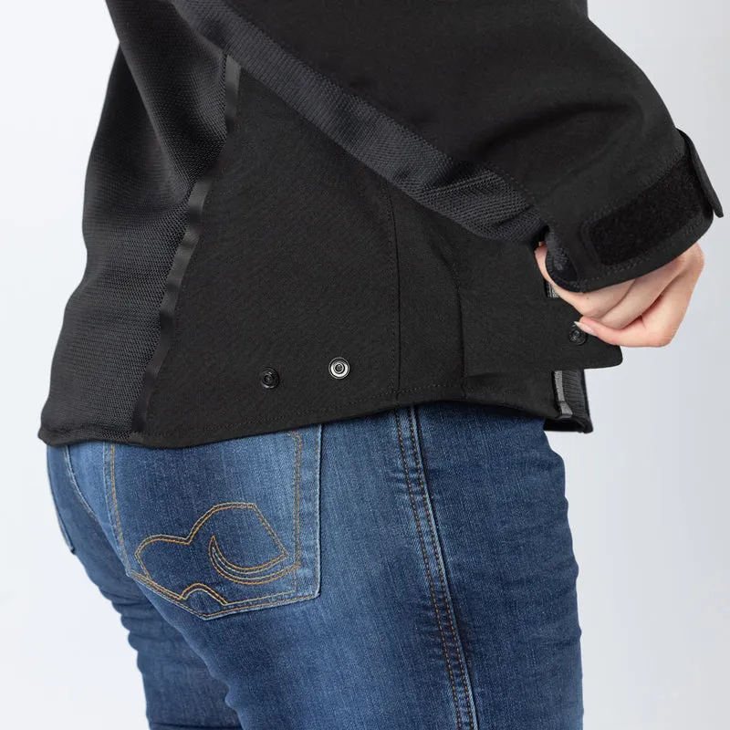 Damen Oxy-Air Jacke schwarz