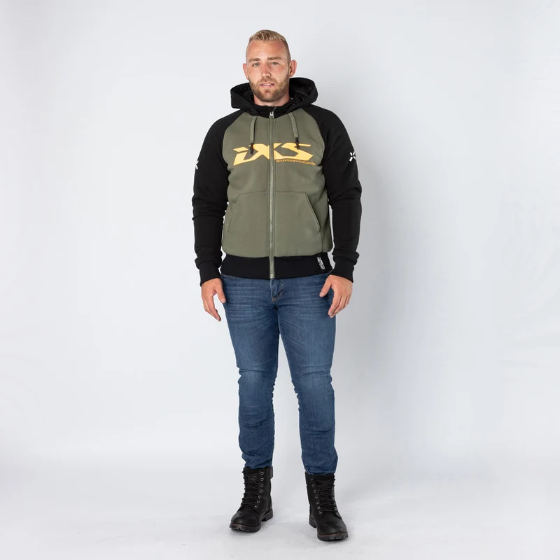 Rapid 1.0 Hoodie oliv-orange