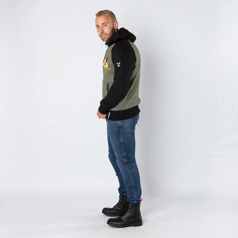 Rapid 1.0 Hoodie oliv-orange