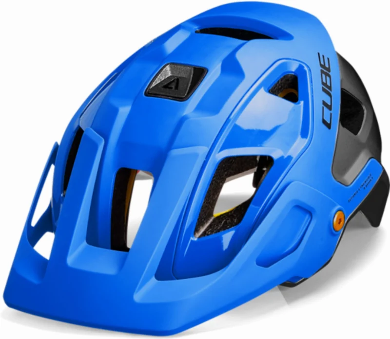 Cube Strover X Actionteam Mips MTB-Helm blue´n´grey