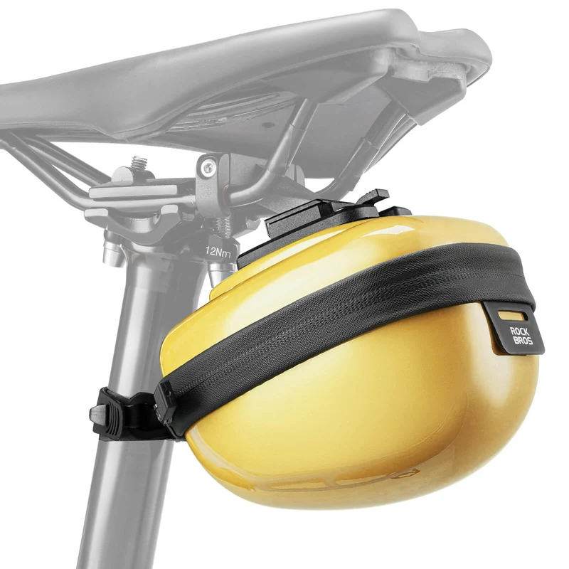 Fahrrad Satteltaschen Hard Shell Reflektierend 0,4 L mit Halterung