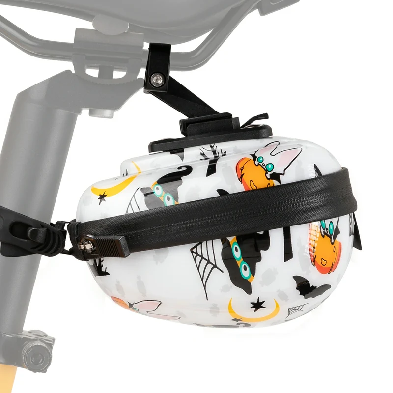 Fahrrad Satteltaschen Hard Shell Reflektierend 0,4 L mit Halterung