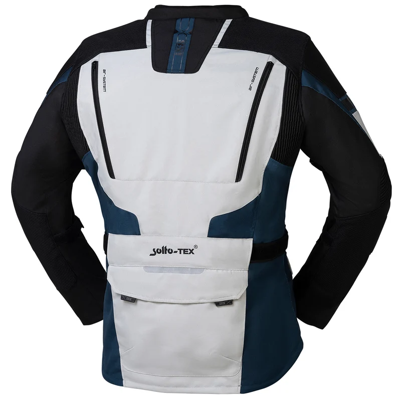 Tour Jacke Lennik-ST hell grau-blau-schwarz