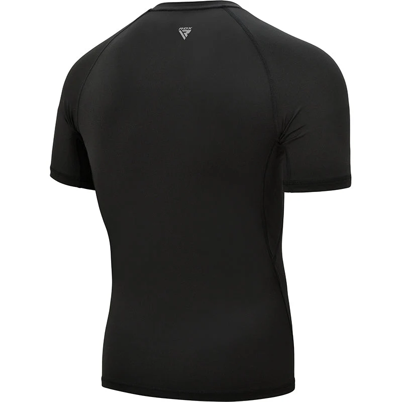 RDX T15 Kurzarm Schwarz Rash Guard