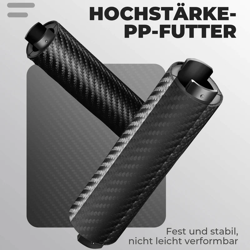 ROCKBROS Fahrradgriffe Kohlenstoffmuster Lenkergriffe Rutschfest 22,2mm