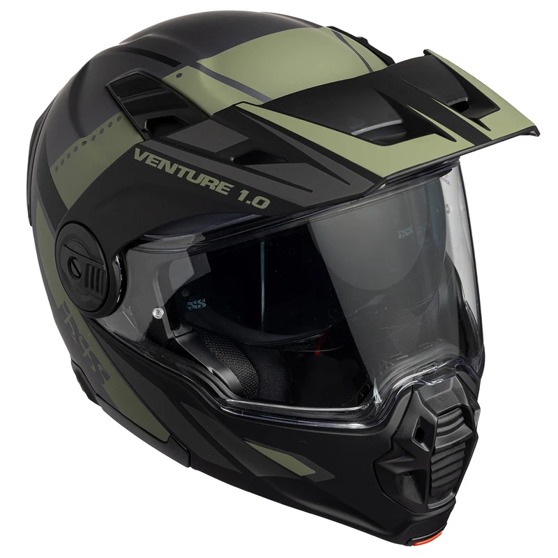 Venture 1.0 Klapphelm matt schwarz-anthrazit-oliv