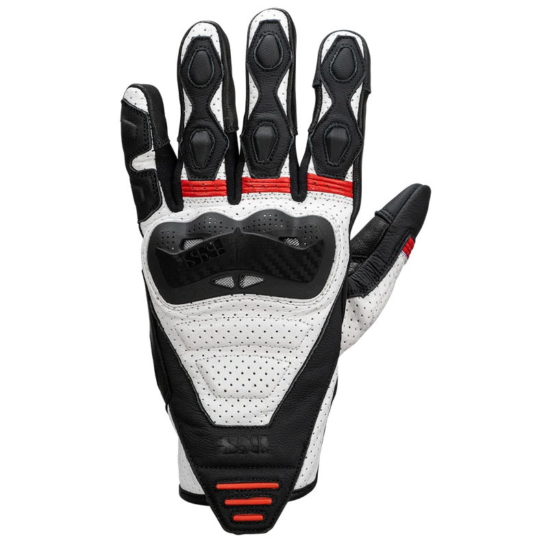Rapid 1.0 Lederhandschuhe schwarz-weiss-rot