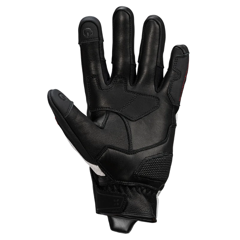 Rapid 1.0 Lederhandschuhe schwarz-weiss-rot