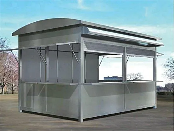 Tragbarer rostfreier Streel Kiosk